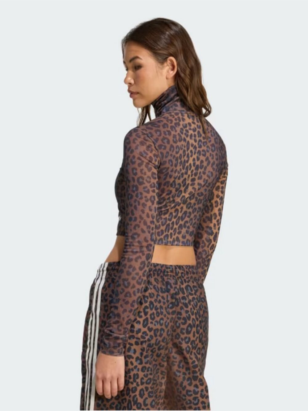 adidas | Leopard Long Sleeve Tee - Picture 2 of 8